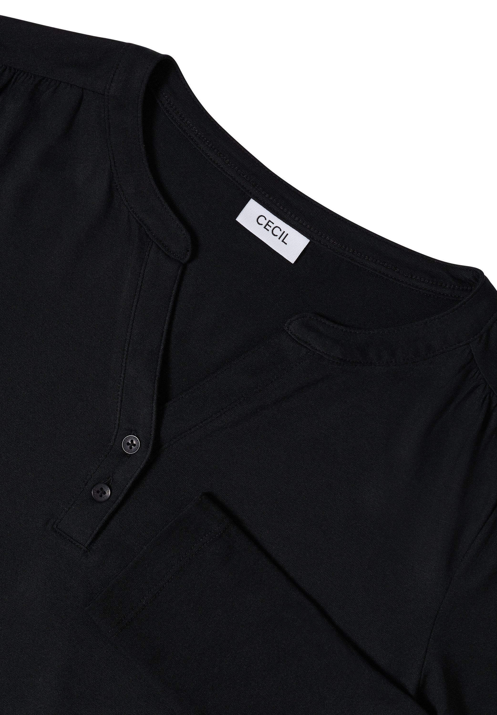 CECIL Langarmshirt im soften Baumwoll-Mix