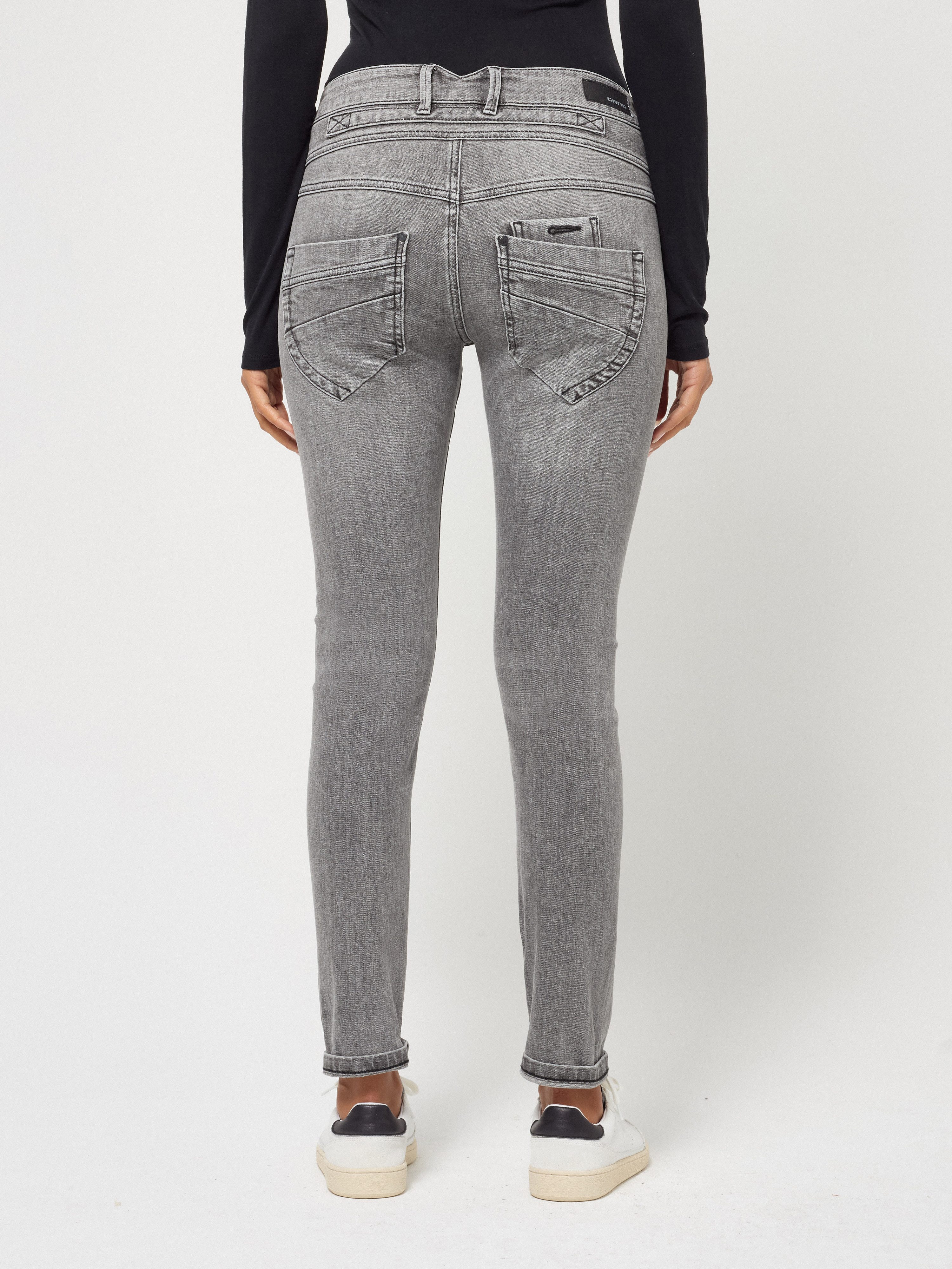 GANG Slim-fit-Jeans 94MARGE mit besonderem 4-Knopf-Verschluss