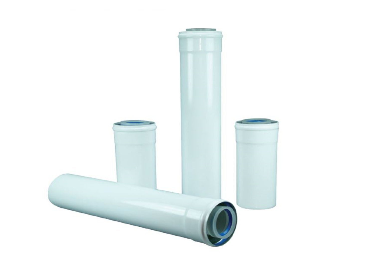 Uzman Ofenrohr Konzentrische Abgasrohr 500mm DN Ø 60/100 mm Abgassystem, (1-tlg)