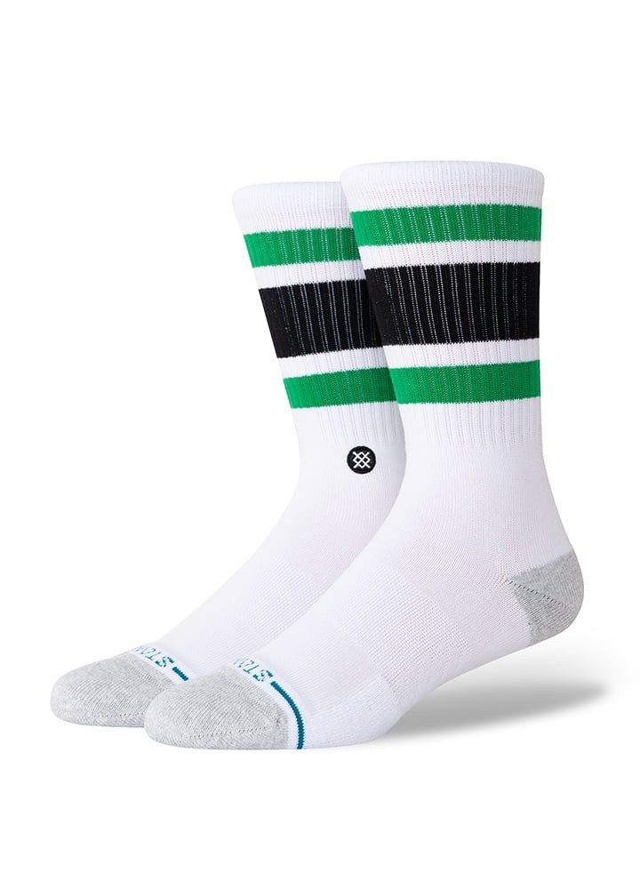 Stance Socken Tagessocke Crew NBA Boston Celtics weiss/schwarz/grün - 1 Paar