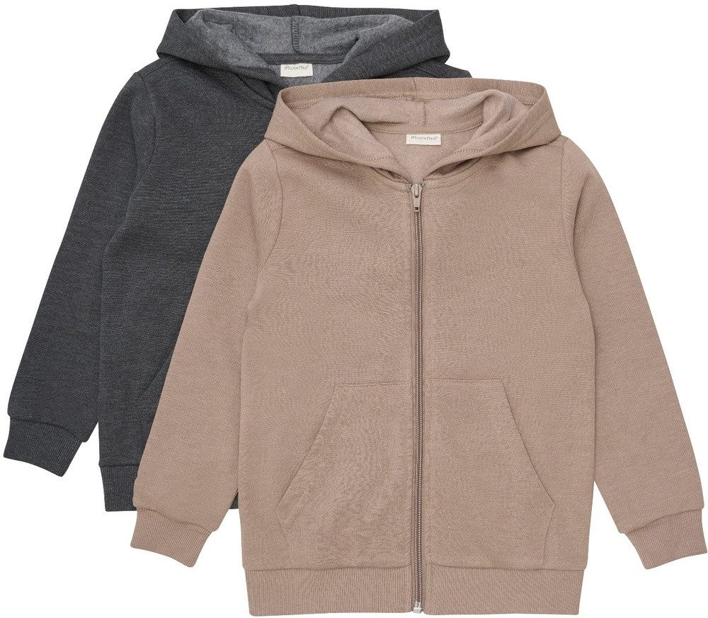 Sweatjacke Sweat Jacket with Hood (2-Pack)
