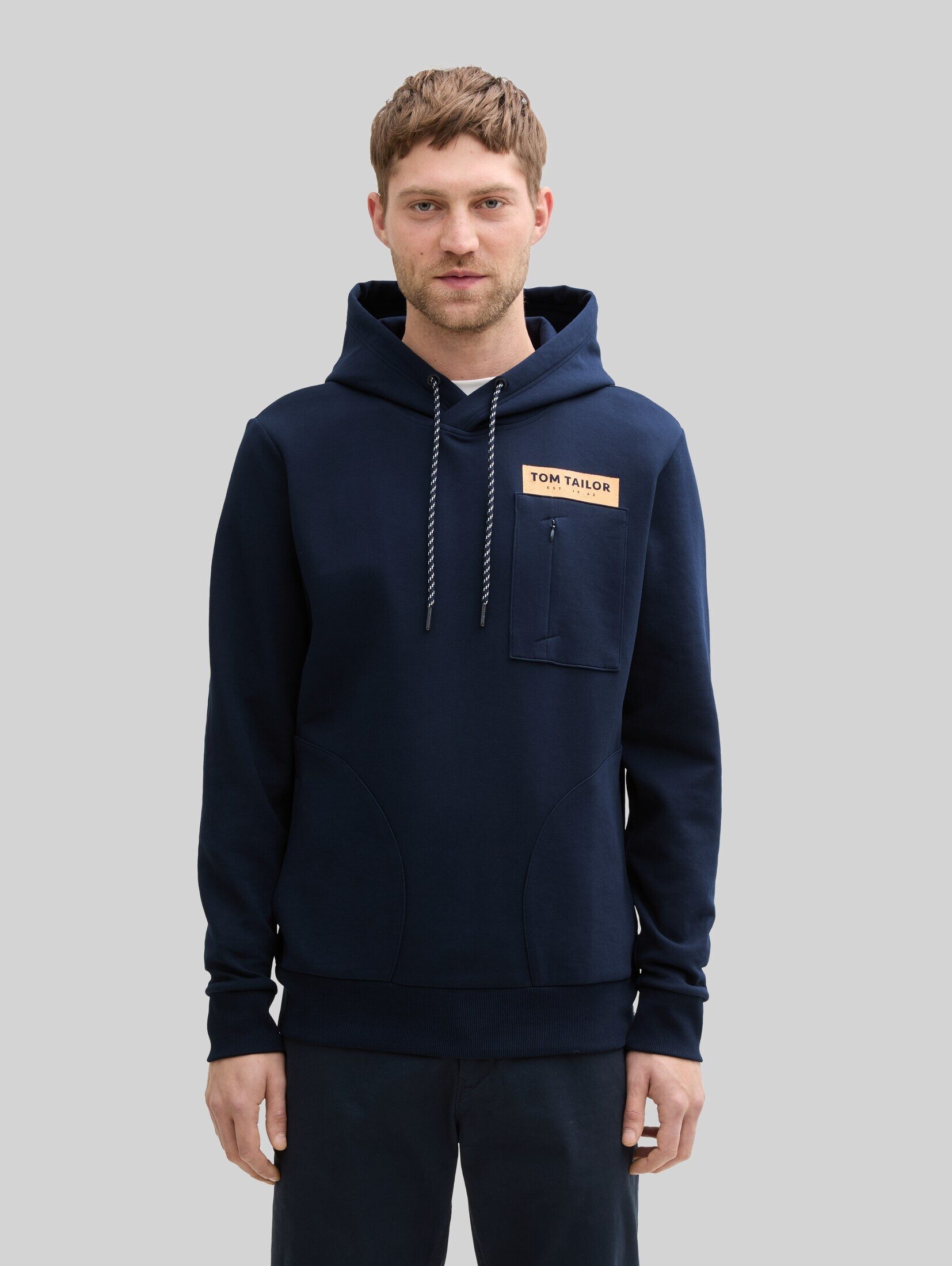 TOM TAILOR Sweatshirt Strick & Sweatshirts Hoodie Sweatshirt mit Taschen