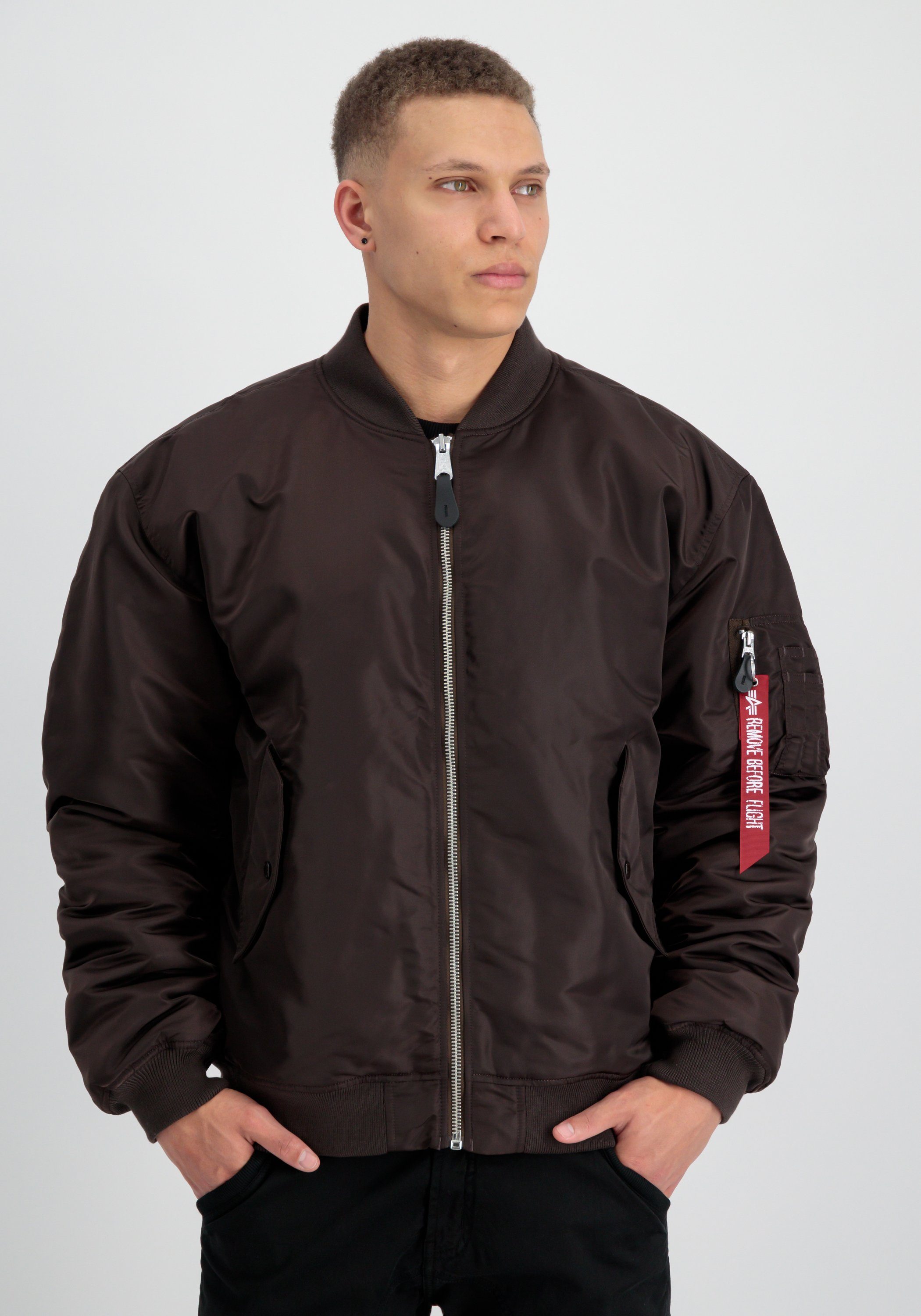 Alpha Industries Bomberjacke Alpha Industries Men - Bomber & Flight Jackets MA-1 CS hunter brown