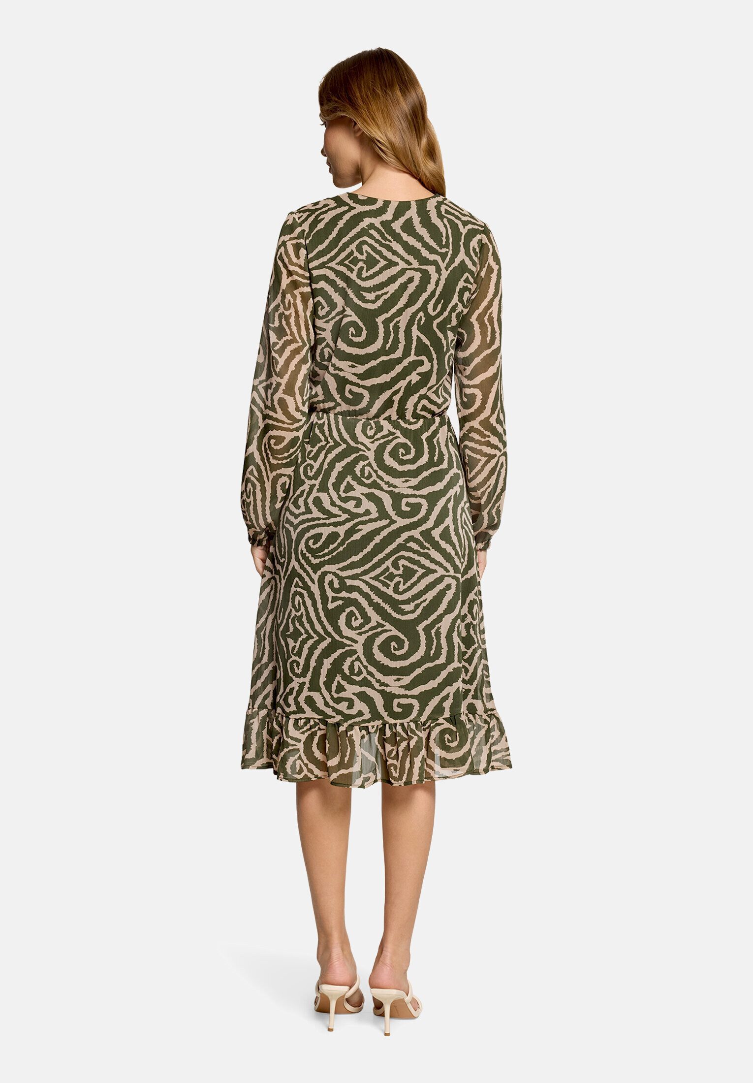 Cartoon Chiffonkleid Damen mit Muster