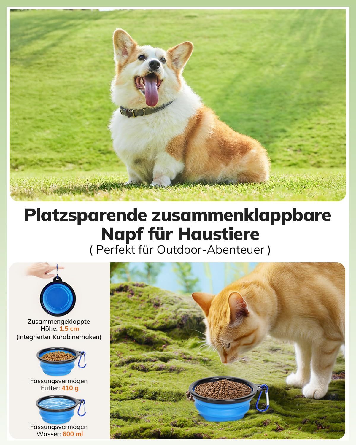 Kityhome Tiertransporttasche Faltbar Hundetransportbox, Katzenbox mit Schultergurt,Transporttasche bis 13 kg, (45*33*35cm),Faltbare Katzentransportbox