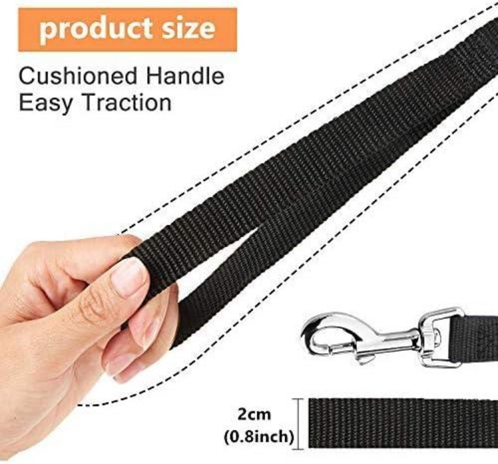 Hunde-Halsband Schleppleine für Hunde 15m Nylon Hundeleine trainingsleine mit
