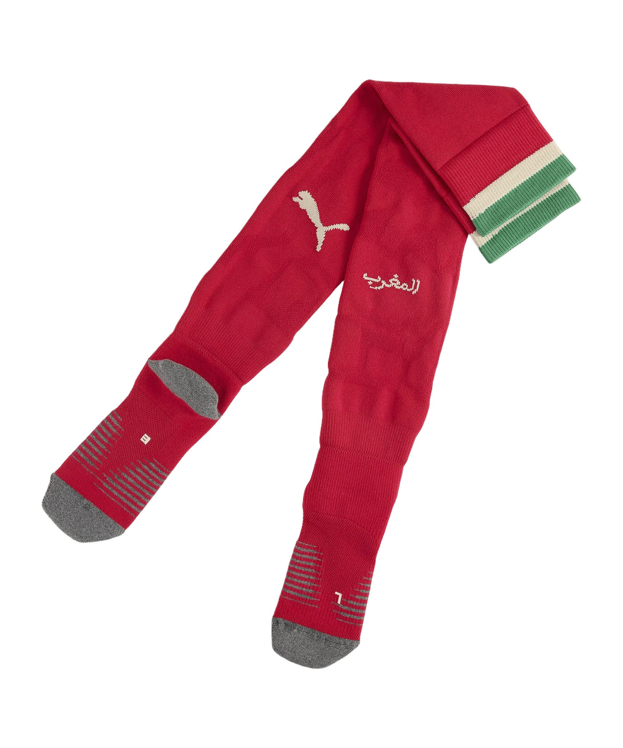 PUMA Fußballstutzen PUMA Marokko Strumpfstutzen Home WM 2026 Unisex Polyester