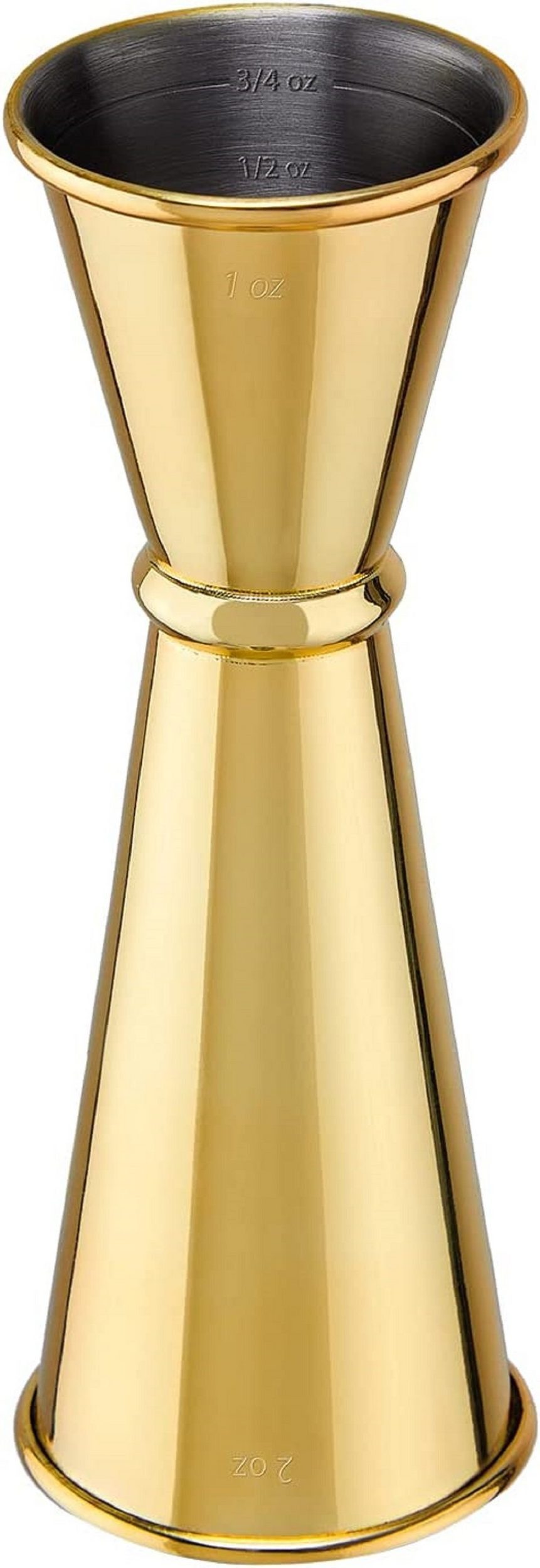 feinlux Tamper Tamper Jigger for Bartending, Double Cocktail Jigger 2 OZ 1 OZ