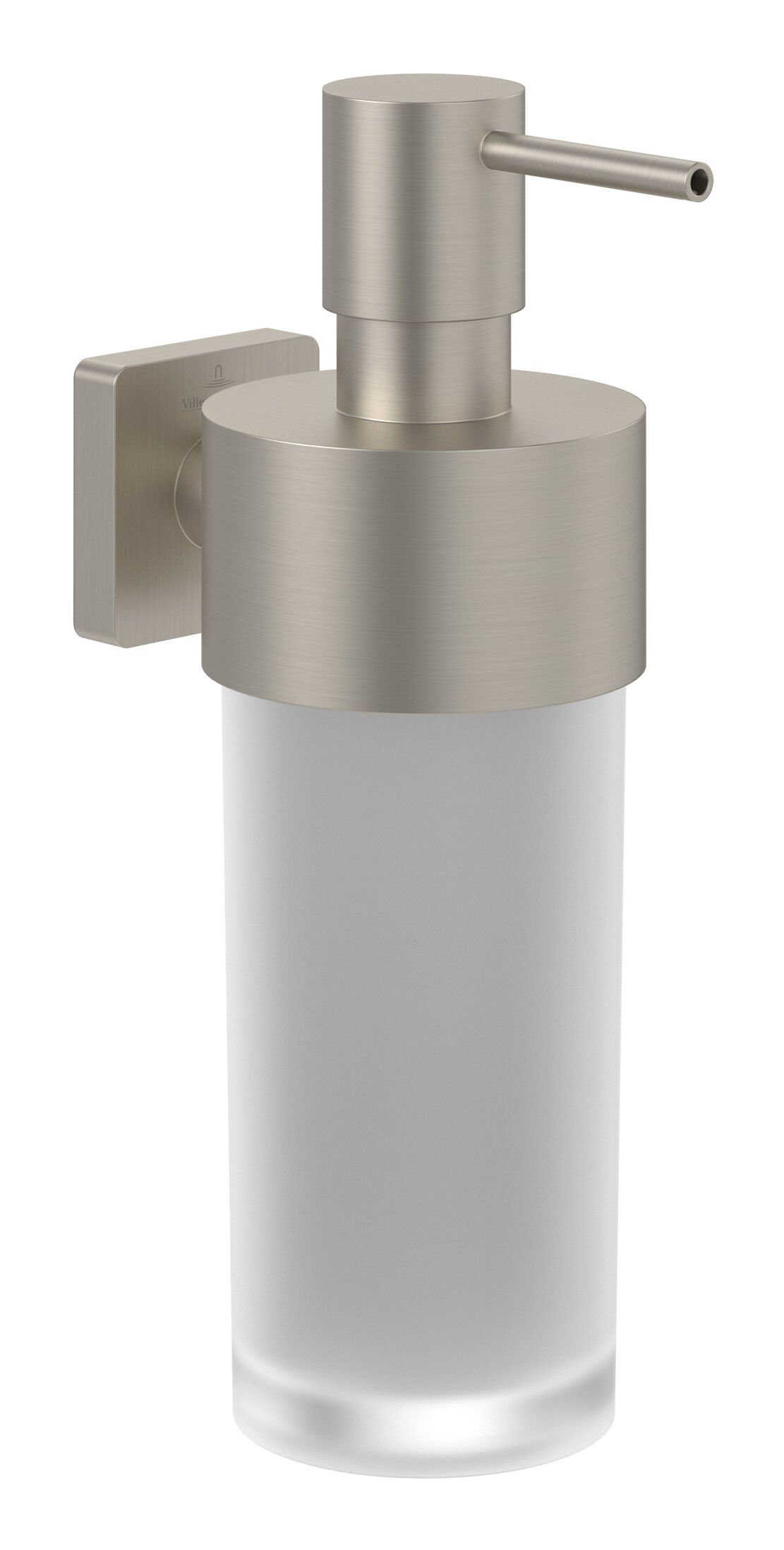 Villeroy & Boch Seifenspender Elements - Striking, Seifenspender 70 x 121 mm - Brushed Nickel Matt
