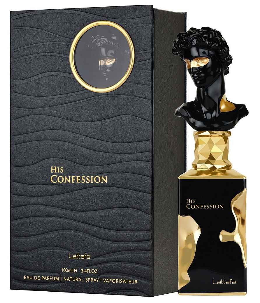 Lattafa Eau de Parfum His Confession, Glasflakon, Parfüm EDP, Unisex Duft