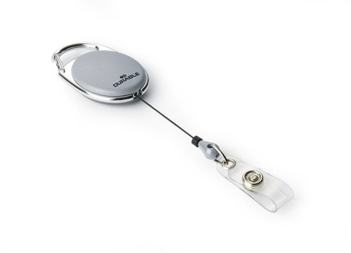 DURABLE Hinweisschild JoJo-Band Style grau VE=10 Stück