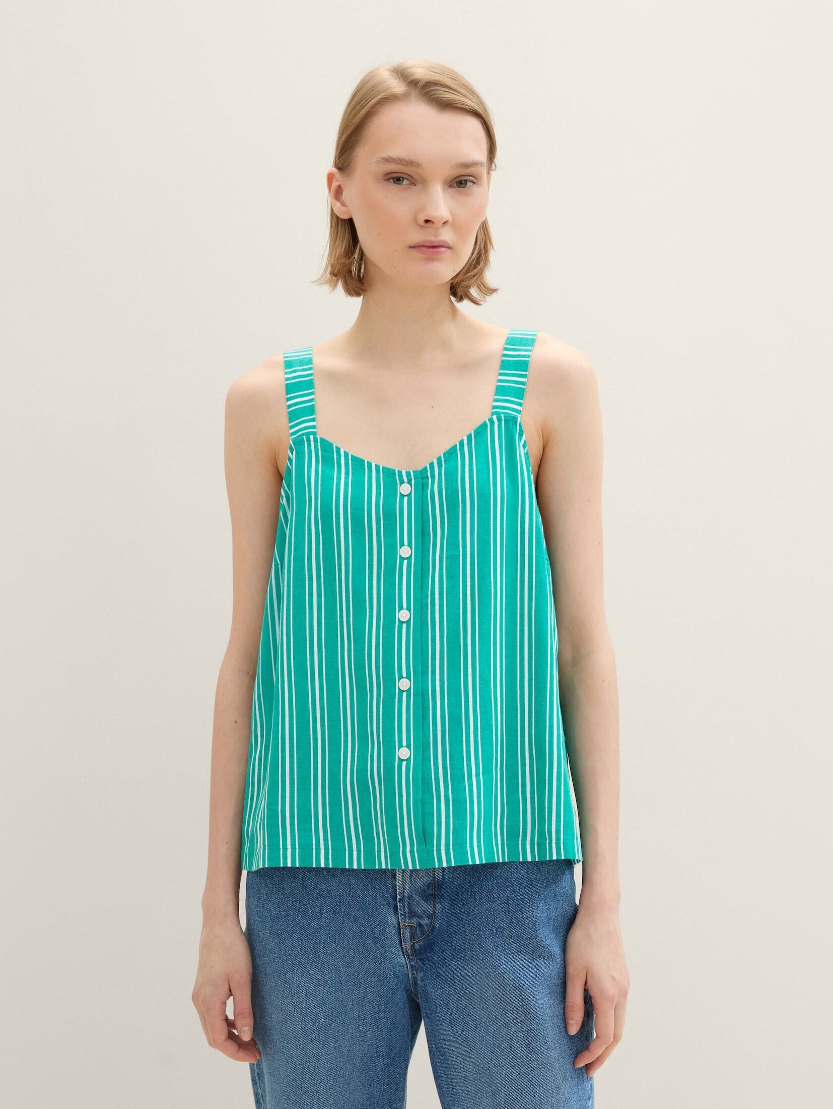 TOM TAILOR Denim Blusentop Gestreiftes Top günstig online kaufen