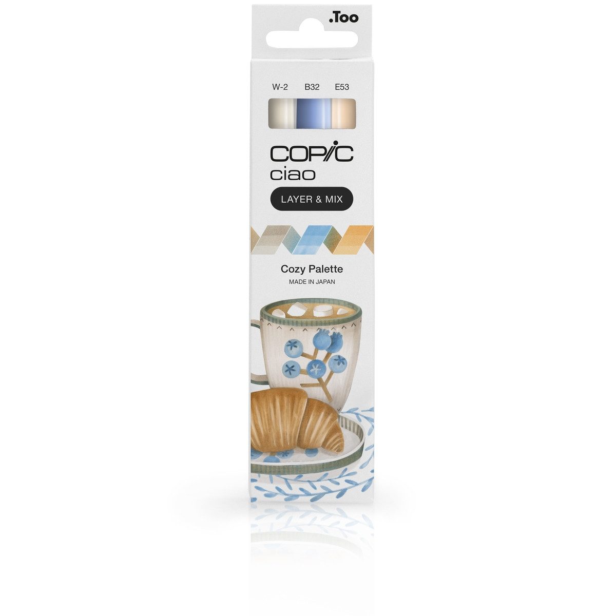 COPIC Copic Marker Set Ciao LAYER&MIX Cozy Palette 3 Stück Faltschachtel