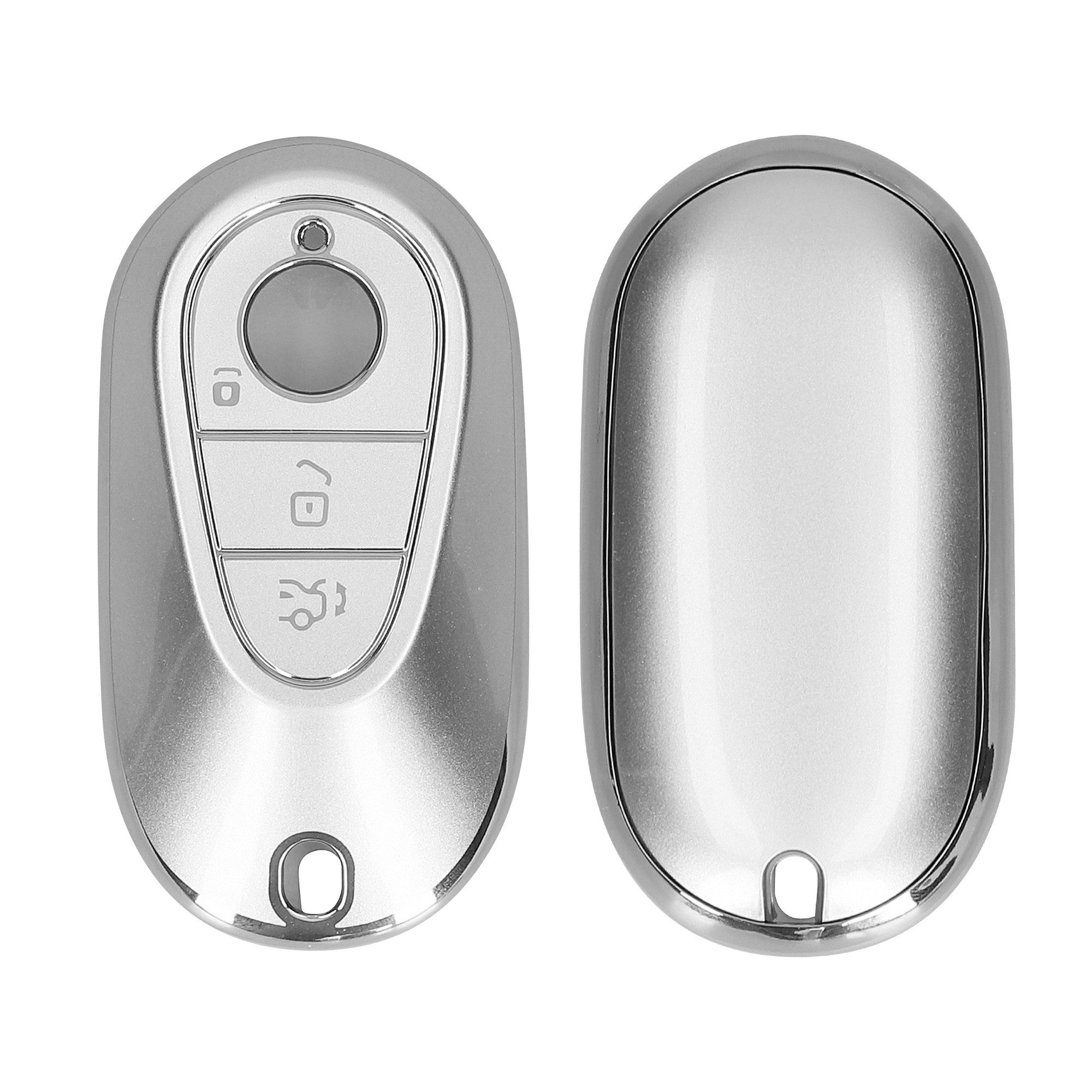 kwmobile Schlüsseltasche Autoschlüssel Hülle für Mercedes Benz (1-tlg), Schlüsselhülle Silikon Case Schlüssel Cover