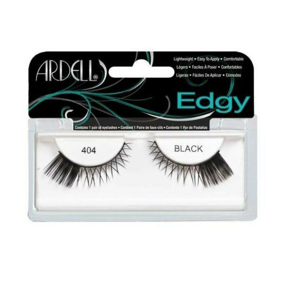 ARDELL Einzelwimpern falsche Wimpern Streifen EDGY ACCENTED EDGES - 404 Schwarz