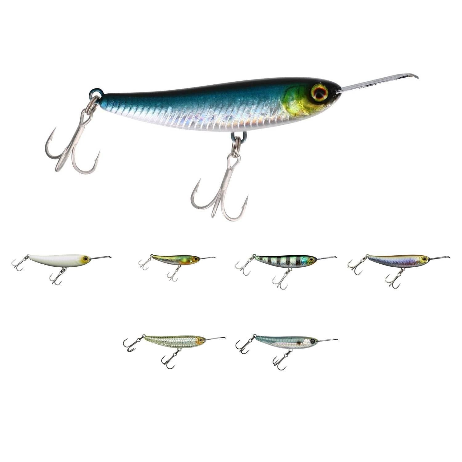 Illex Kunstköder Illex Riser Bait 006 Wobbler Oberflächenköder Hecht Barsch 6cm, (Packung, 1-St)