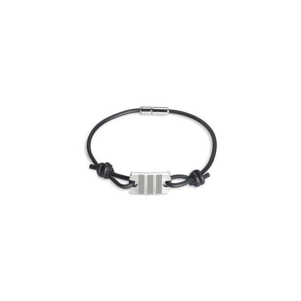 Swatch Bijoux Armband JBM020-L, verspieltes Lederarmband mit filigranem Anhänger