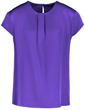 Taifun Kurzarmbluse Feines Blusenshirt mit kurzem Arm