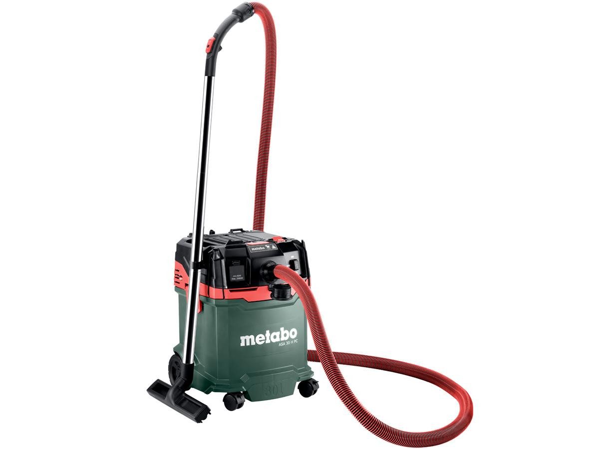 metabo Industriesauger ASA 30 H PC, 1200 W, mit Beutel, Saugstopp beim Nasssaugen, Antistatik-Grundausstattung