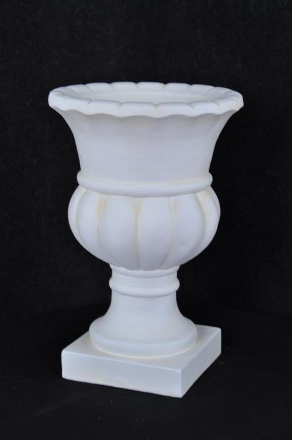 JVmoebel Skulptur design Vase Kelch XXL Vasen Blumen Deko Antik Stil Raum Pokal 44cm