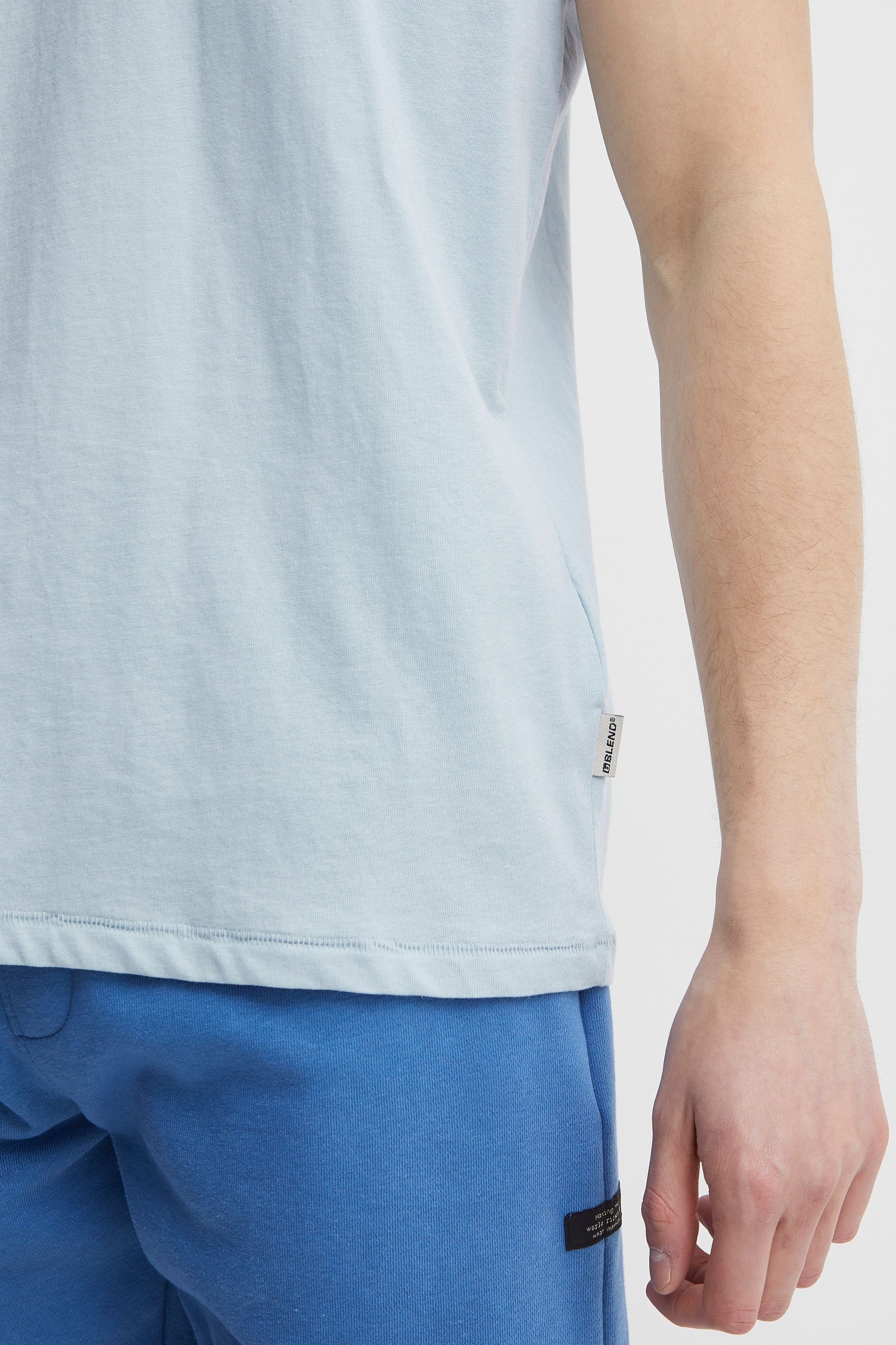 Blend T-Shirt BHTee (1-tlg) Klassisches T-Shirt mit Rundhalsausschnitt