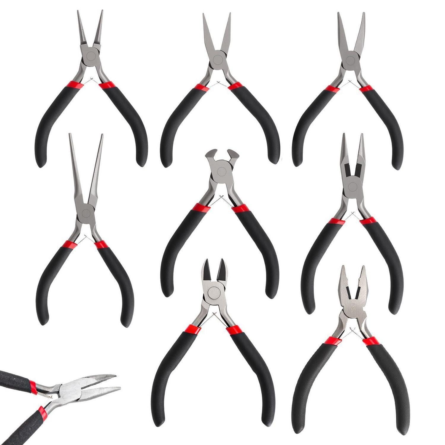 LuxusKollektion Zangenset 8tlg Schmuckzangen Set professionell Mini