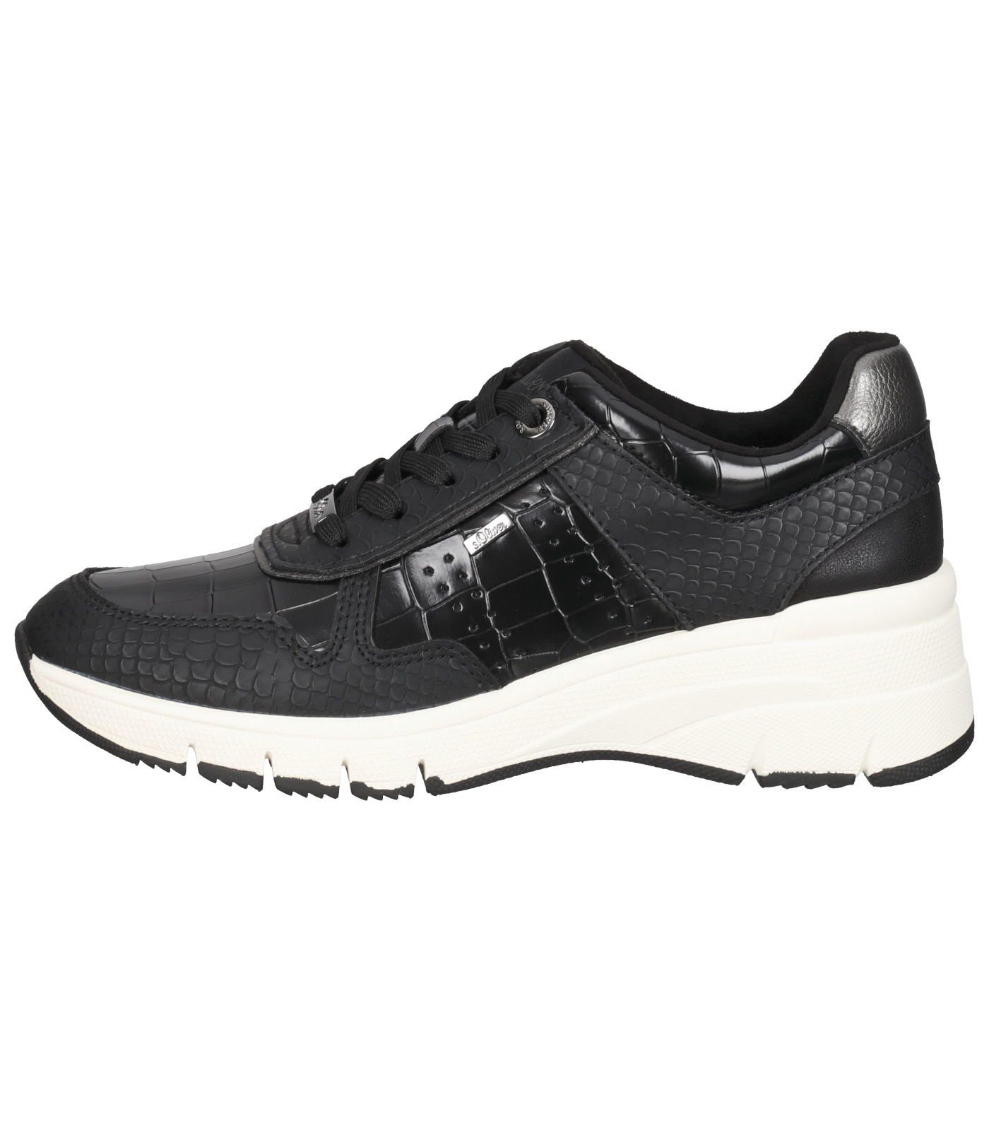 s.Oliver Sneaker Schwarz Sneaker Textil