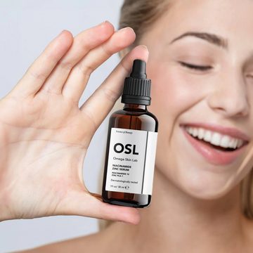 OSL Omega Skin Lab Gesichtsserum OSL Niacinamid-Zink-Serum (10 % Niacinamid, 1 % Zink) – 30 ml Gesichts