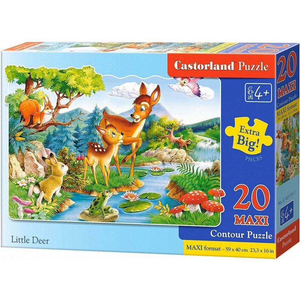 Castorland Puzzle Puzzle Baby Schubkarre MAXI 20 Teile, Puzzleteile