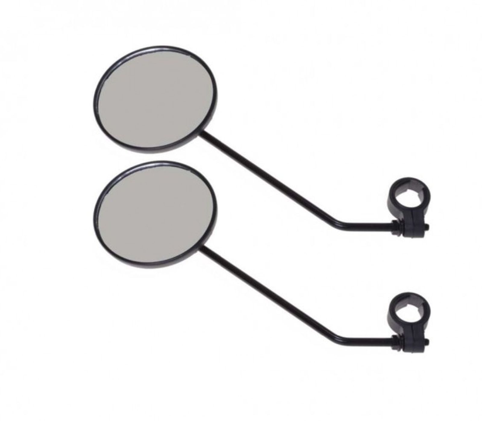 Gravidus Fahrradreflektor 2er Set Fahrradspiegel Rückspiegel Lenkerspiegel schwarz