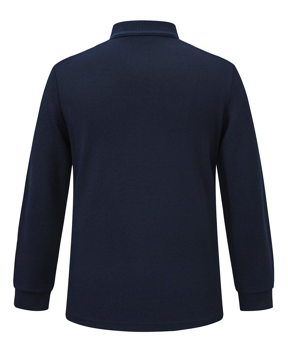 Allthemen Langarm-Poloshirt