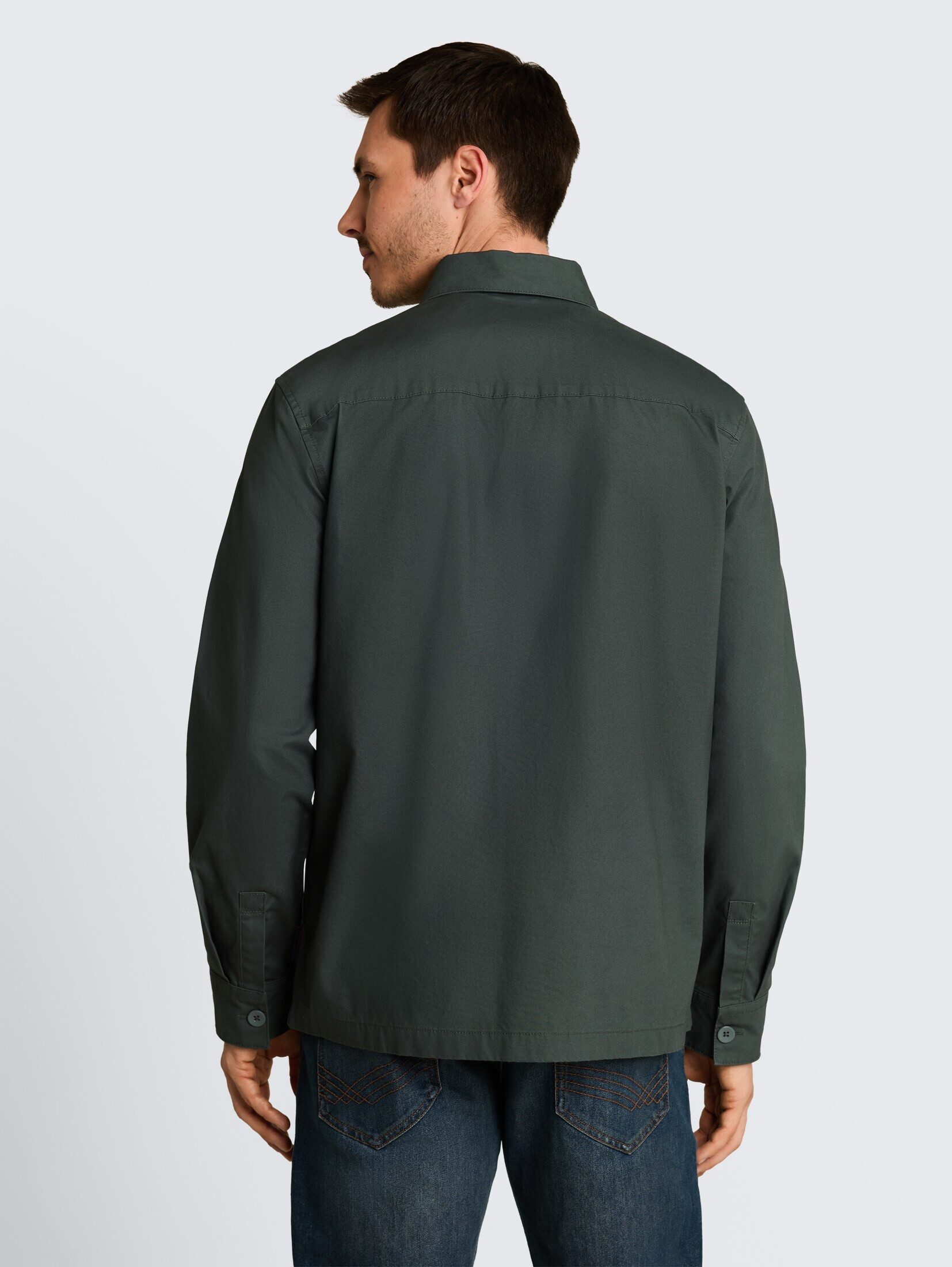 TOM TAILOR Langarmhemd Blusen & Shirts Overshirt mit Eingriffstaschen