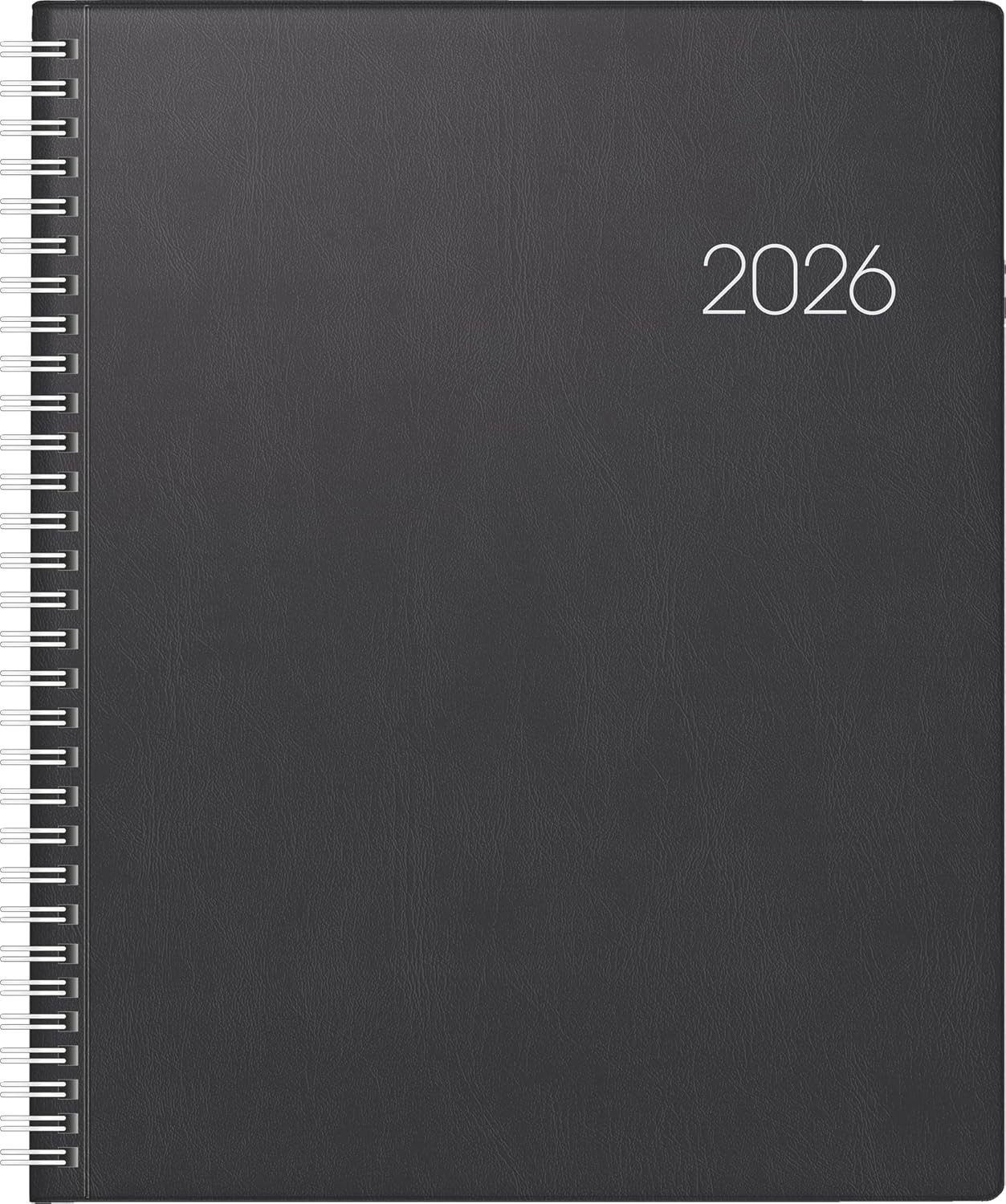 BRUNNEN Ringbuchkalender Mod. Manager Wt 7 weektimer 2026 schwarz