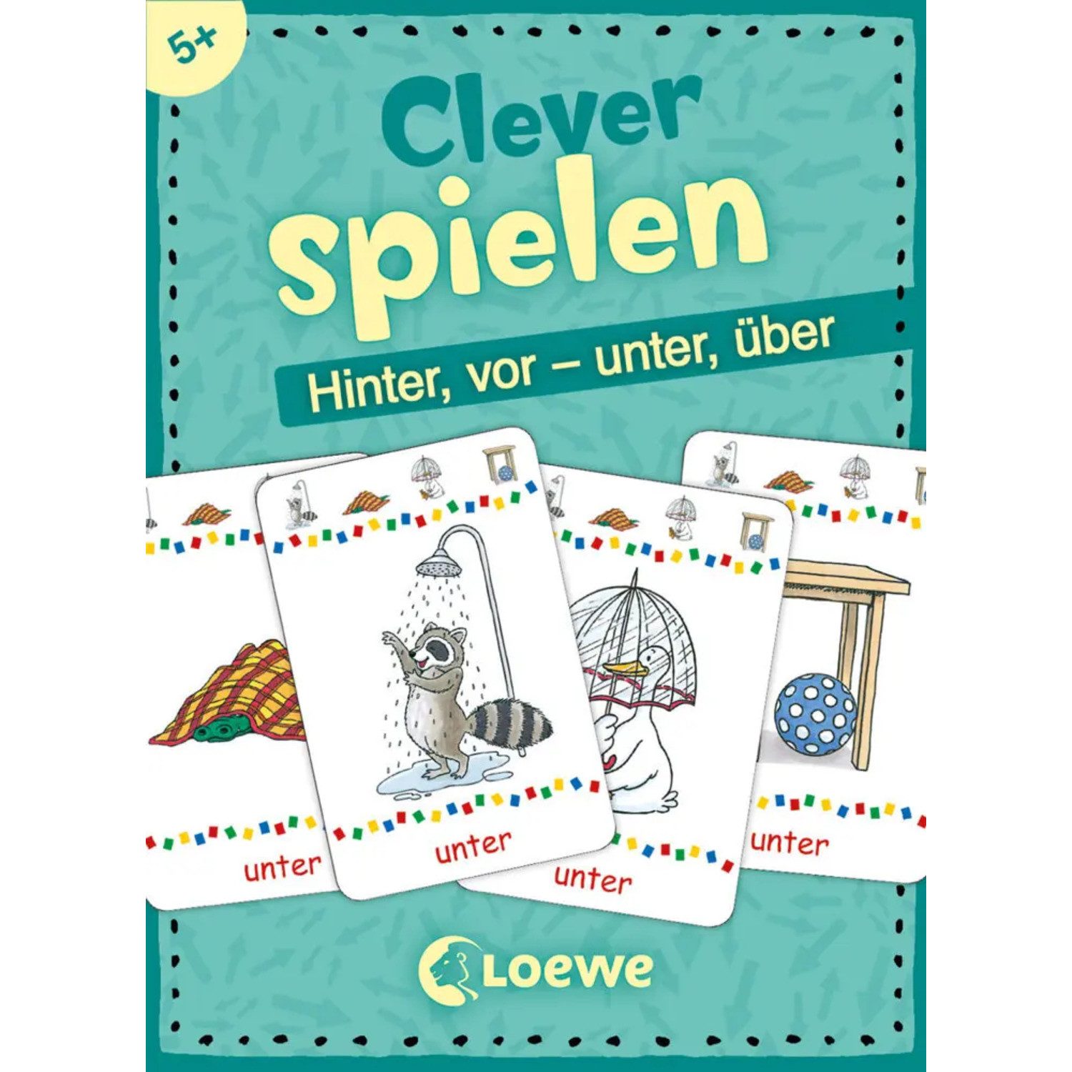 Loewe Spiel Clever spielen - Hinter, vor - unter, über (Kartenspiel)