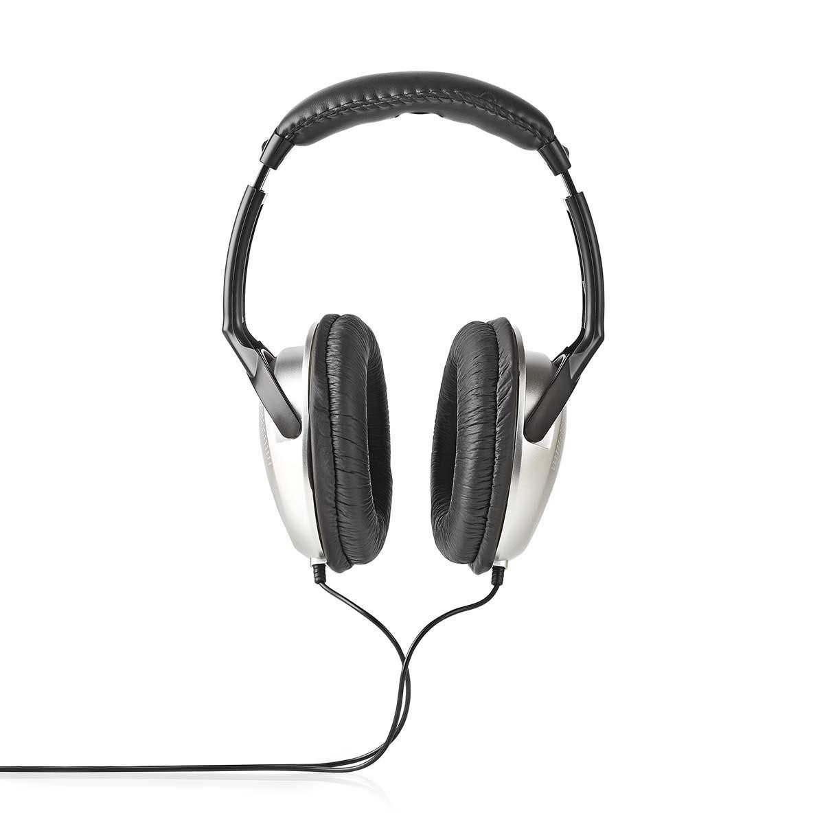Nedis HPWD1200BK Over-Ear-Kopfhörer (für hifi und musik, verstellbarer bügel, mit neodym-treibern, Alexa, Bixby, Google Assistant, arbeitet mit Alexa, arbeitet mit Google Assistant, für hifi und musik, verstellbarer bügel, mit neodym-treibern)