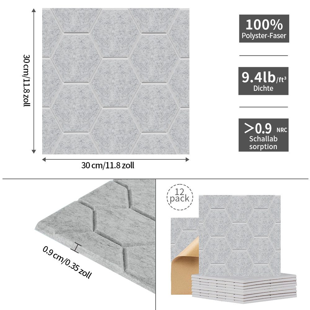 PFCTART Schallschutzpaneel Mesh Polyester Filz Original günstig online kaufen