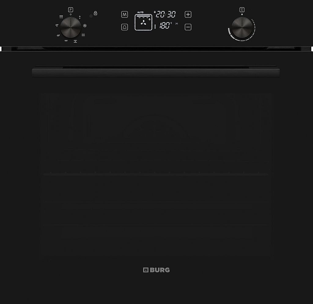 VESTEL Backofen Pyrolyse visioTouch Display Kindersicherung 78 Liter Garraum BEB8BL.1