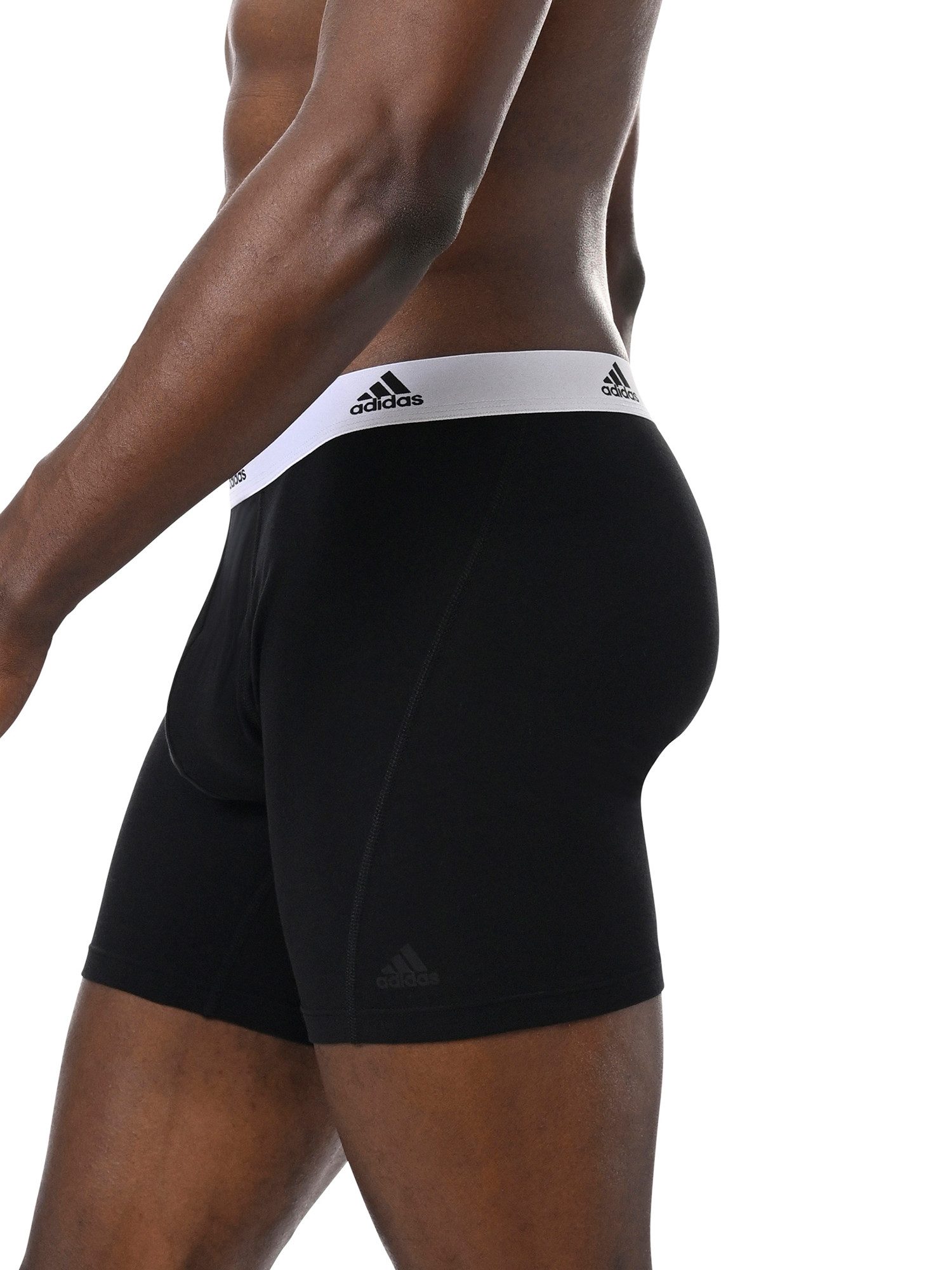 adidas Sportswear Trunk Boxer Brief mit längerem Bein - Active Flex Cotton (3-St) Boxershorts Herren Unterwäsche