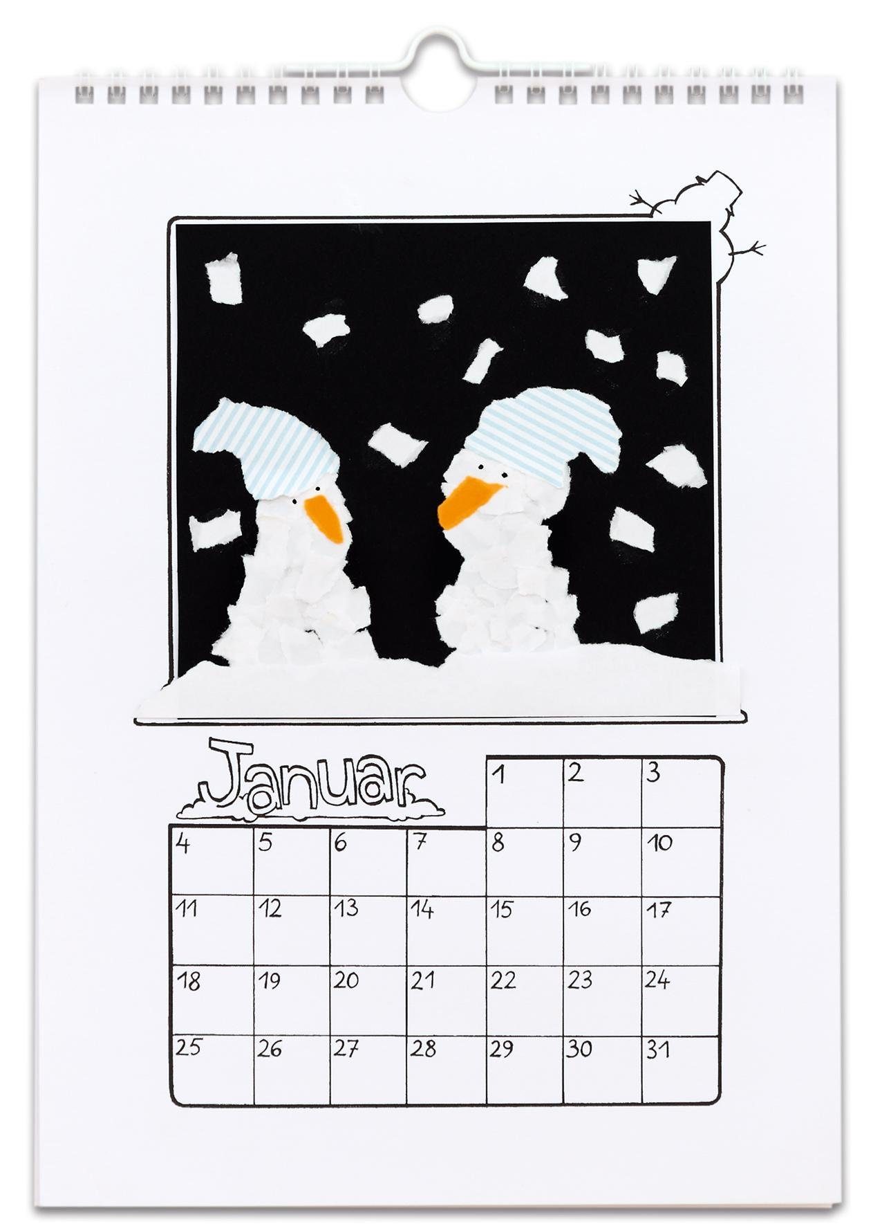 Betzold Kalender zum Selbstbasteln Bastel-Kalender Kinder - Kreativ