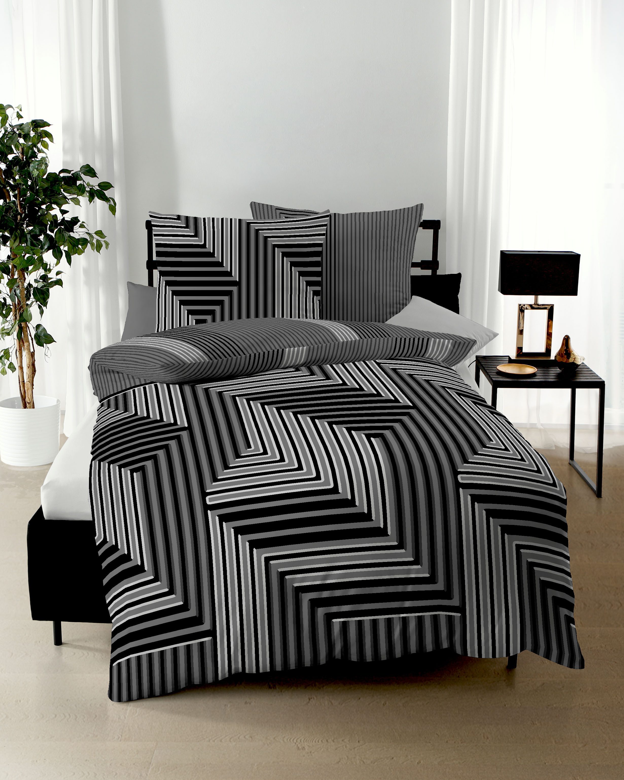 Kaeppel Bettwäsche Escape, Feinbiber, 2 teilig günstig online kaufen