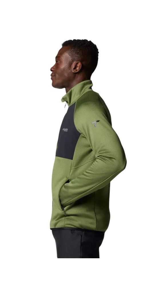 Columbia Fleecejacke Triple Canyon Grid Full Zip II grün Herren