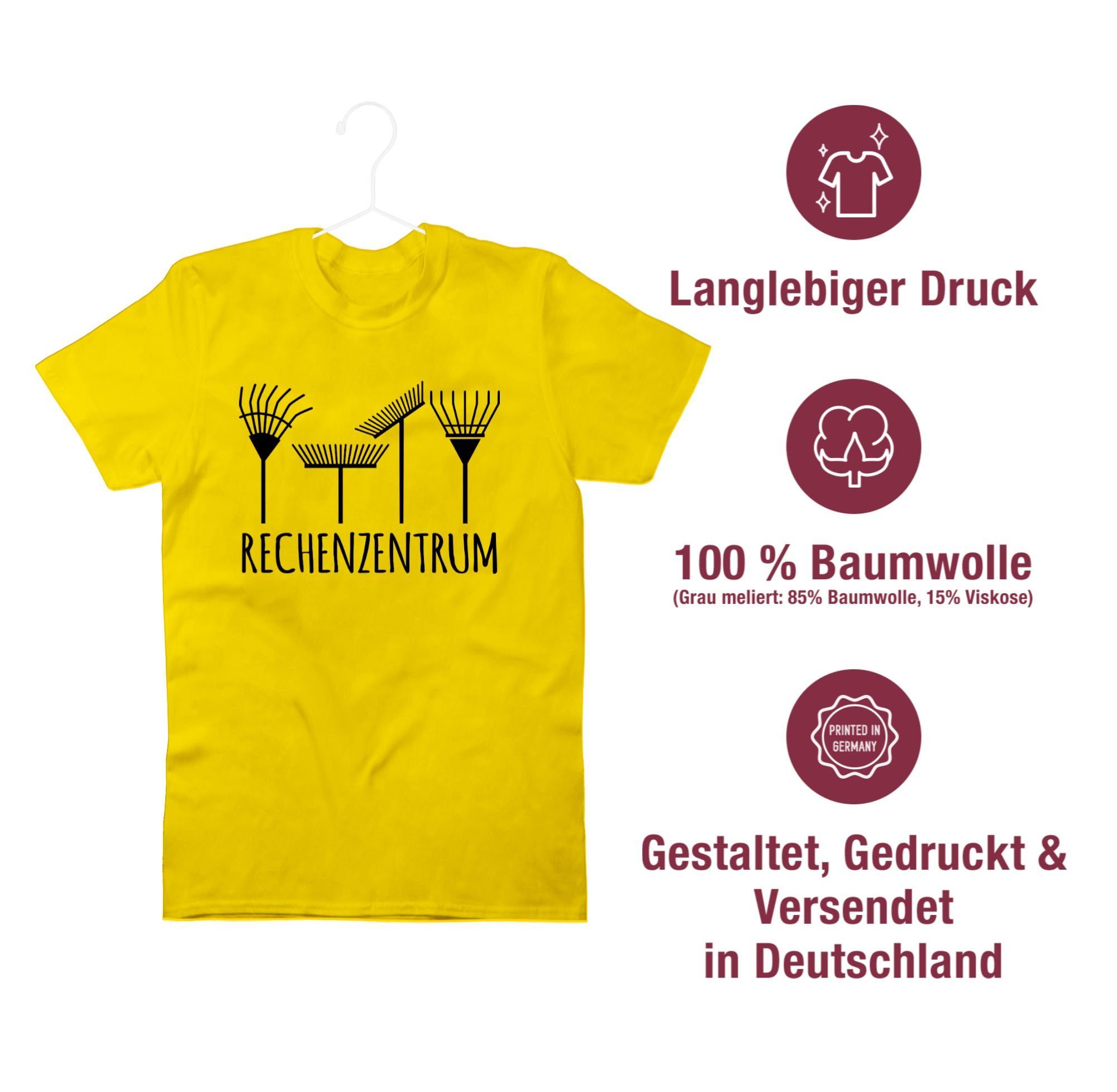 Shirtracer T-Shirt Rechenzentrum - schwarz Hobby Outfit