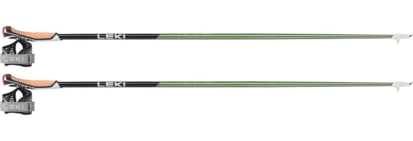 Leki Nordic-Walking-Stöcke Flash Carbon GRÜN-SCHWARZ