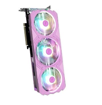 KFA2 GeForce RTX 4070 EX Gamer Pink Grafikkarte (12 GB, GDDR6X, 1x HDMI, 3x DP, Rosa)