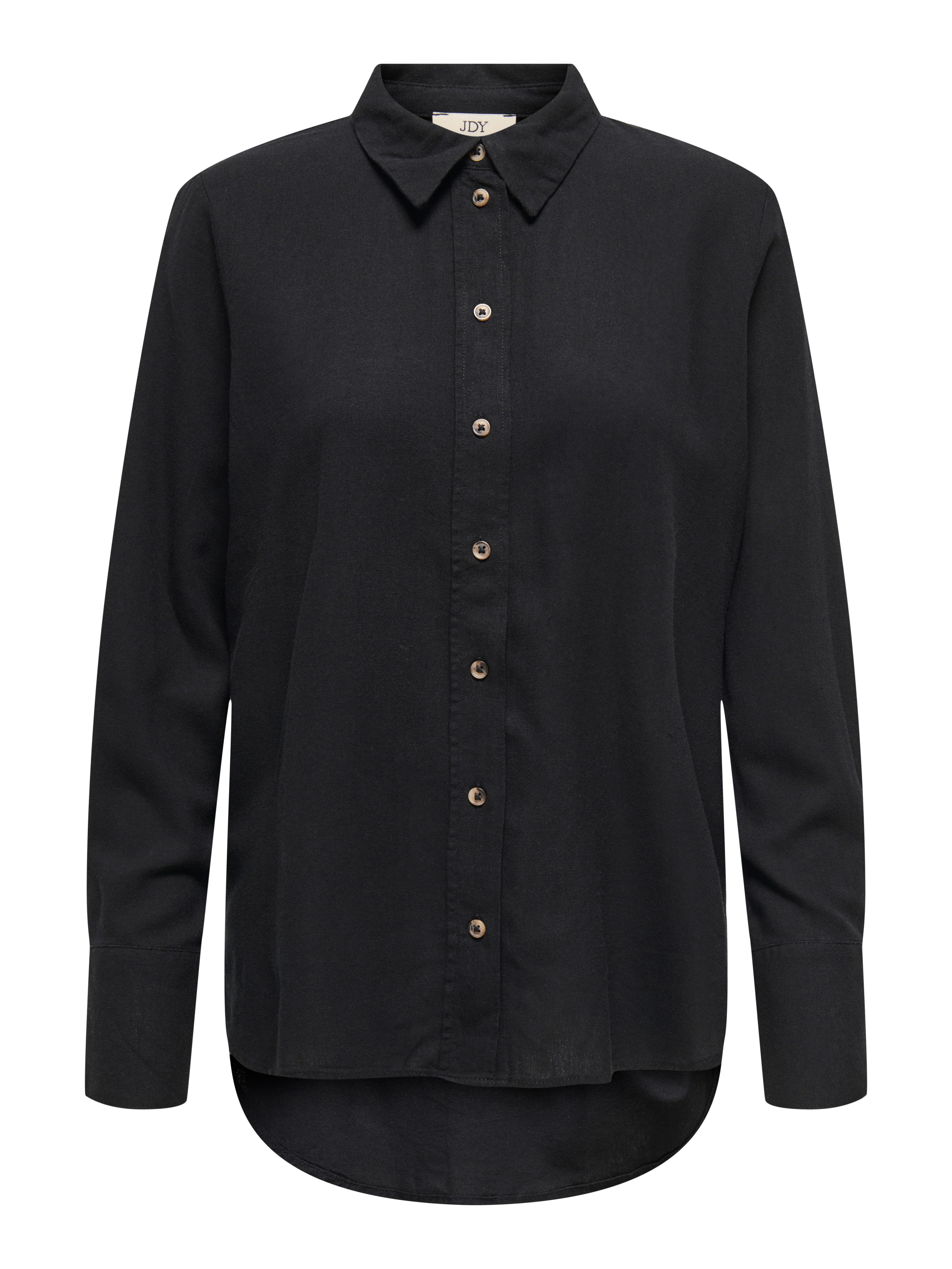 Hemdbluse JDYSAY L/S LINEN LOOSE SHIRT WVN NOOS