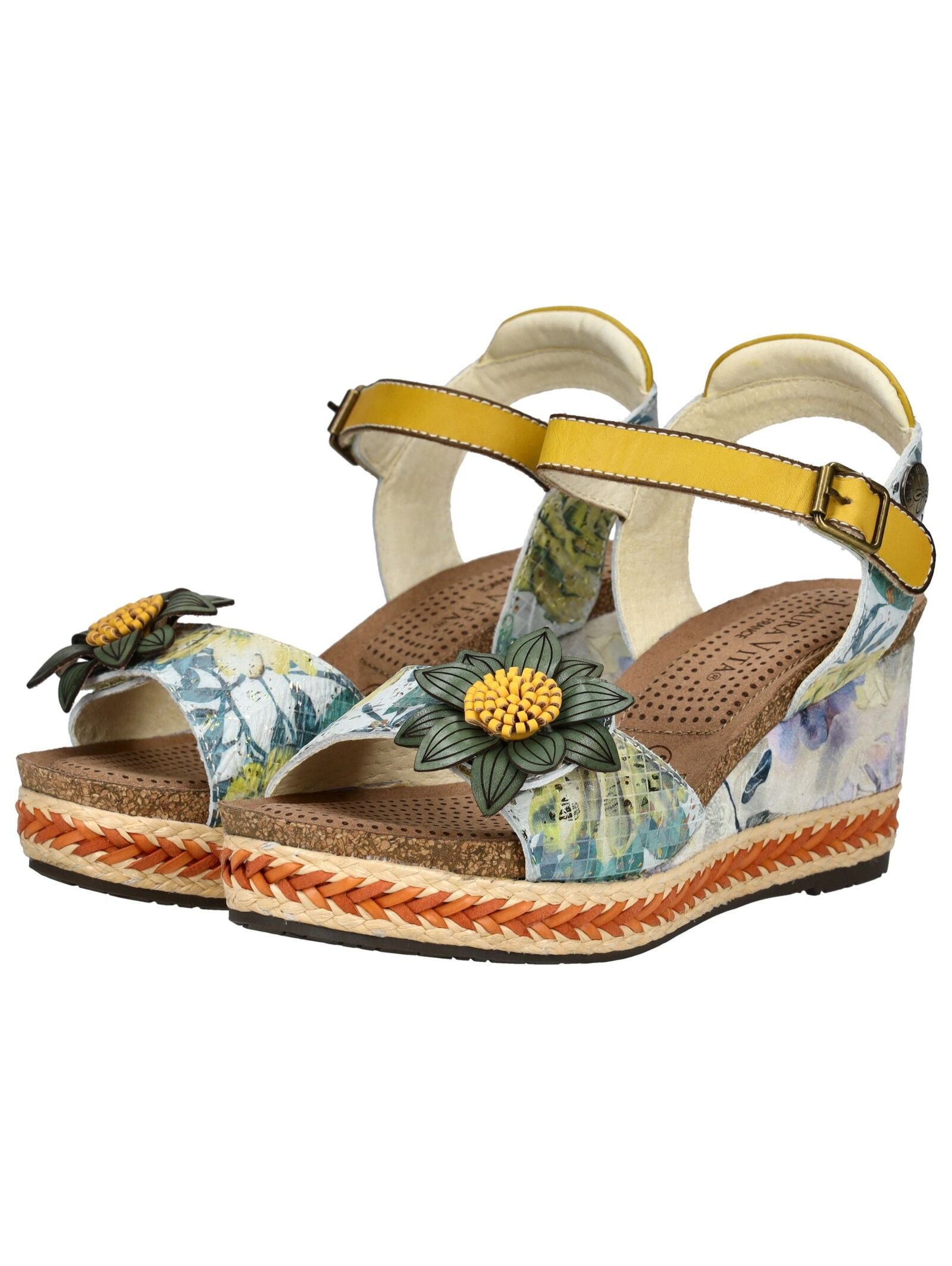 LAURA VITA LAURA VITA Sandalen Leder Keilsandalette