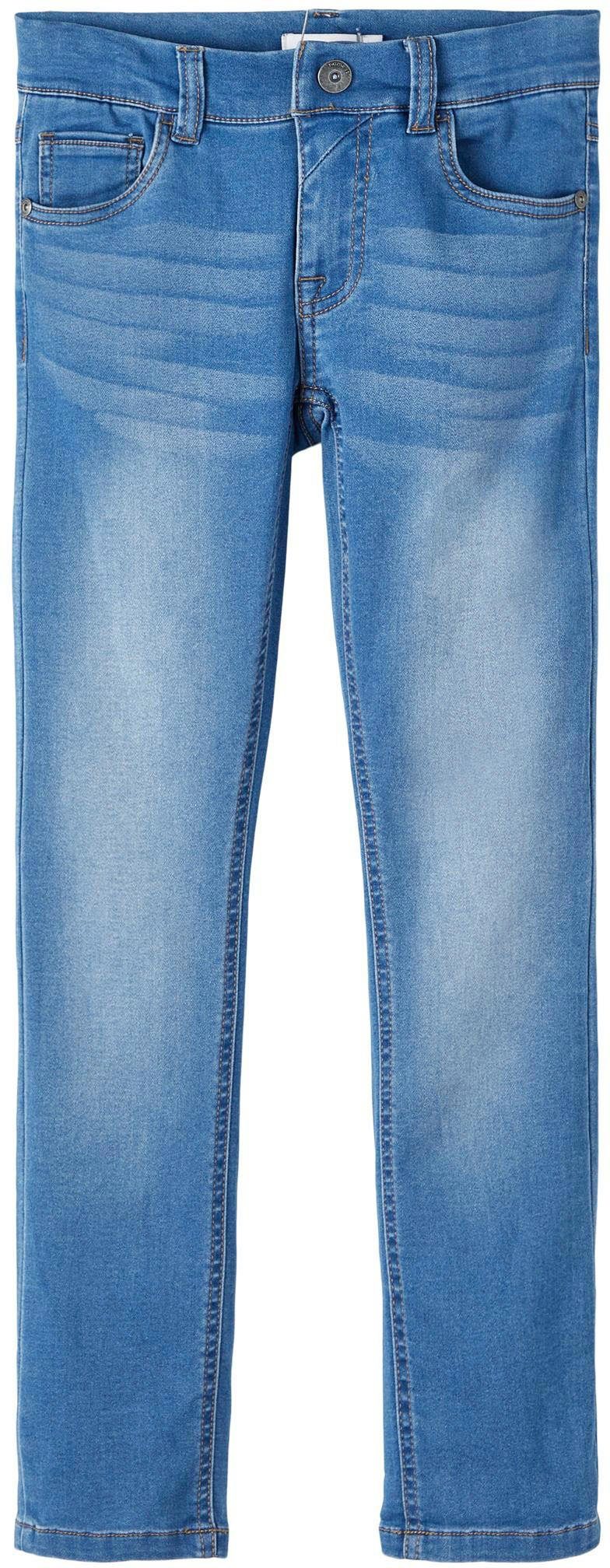 Name It Stretch-Jeans NKMTHEO DNMTHAYER blue denim medium SWE COR1 PANT