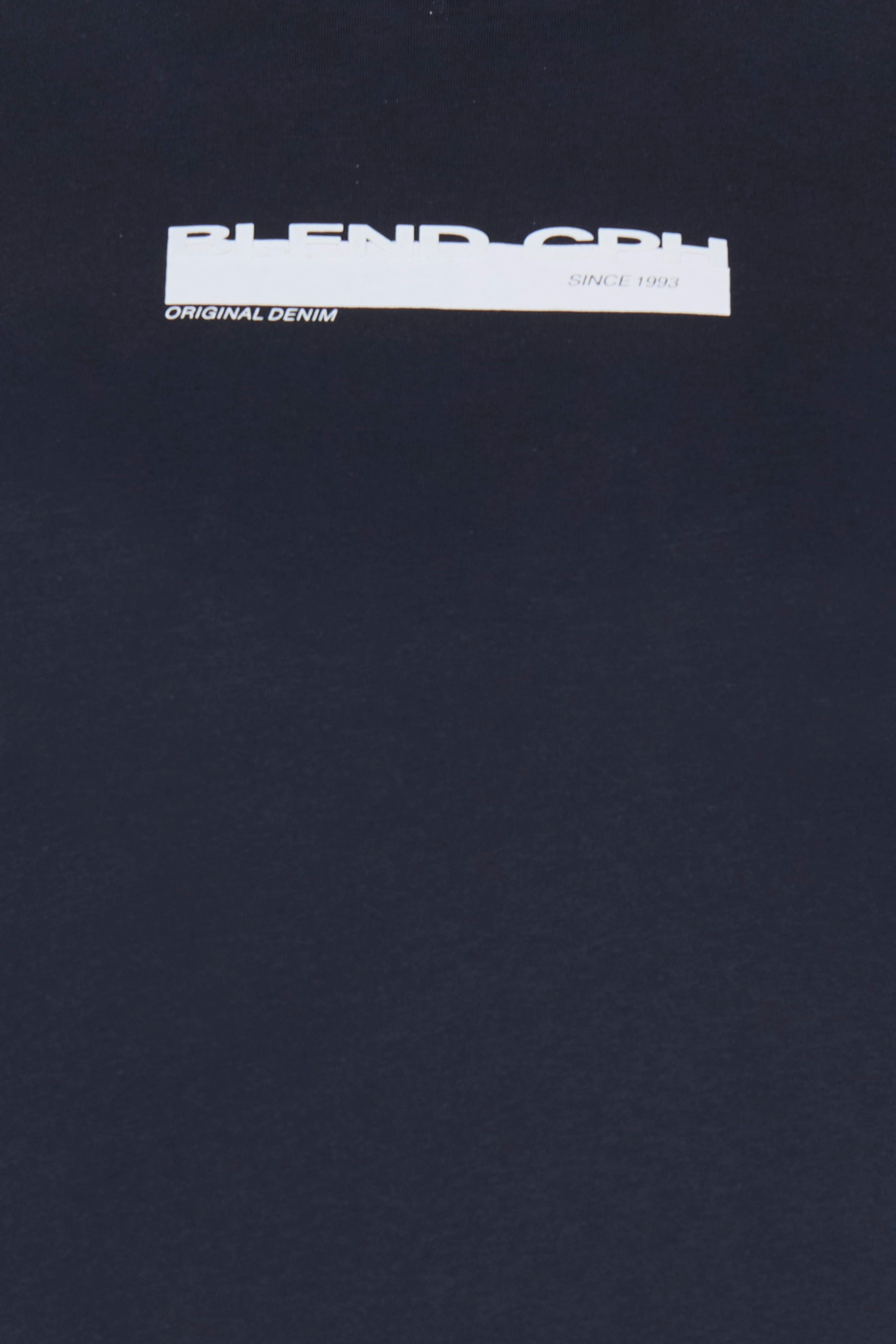Blend T-Shirt BHKEMUEL BB LOGO S/S TEE in großen Größen
