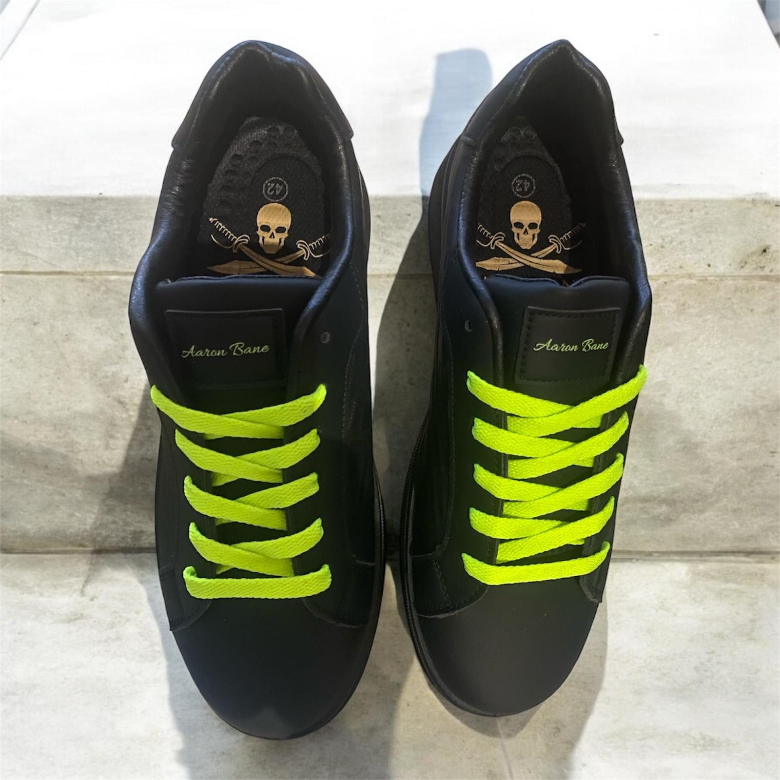 Aaron Bane Aaron Bane Sneaker Schuh Black Matrix Low Herren Schwarz Sneaker (1-tlg)