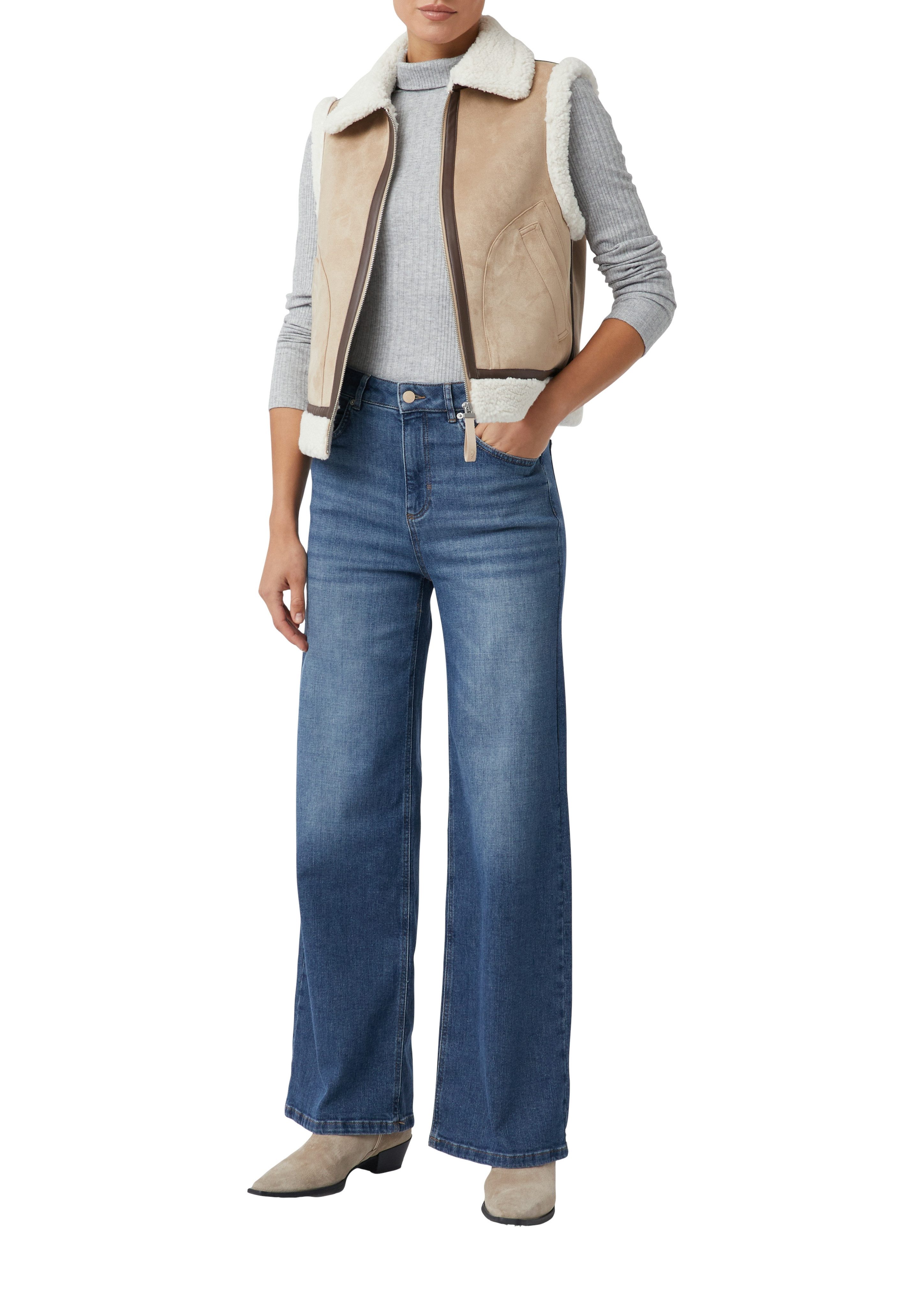 comma casual identity Loose-fit-Jeans sorgt für eine moderne Silhouette was günstig online kaufen